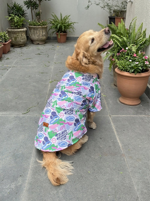 Abstract Shirt Cotton Shirt for dogs & cats