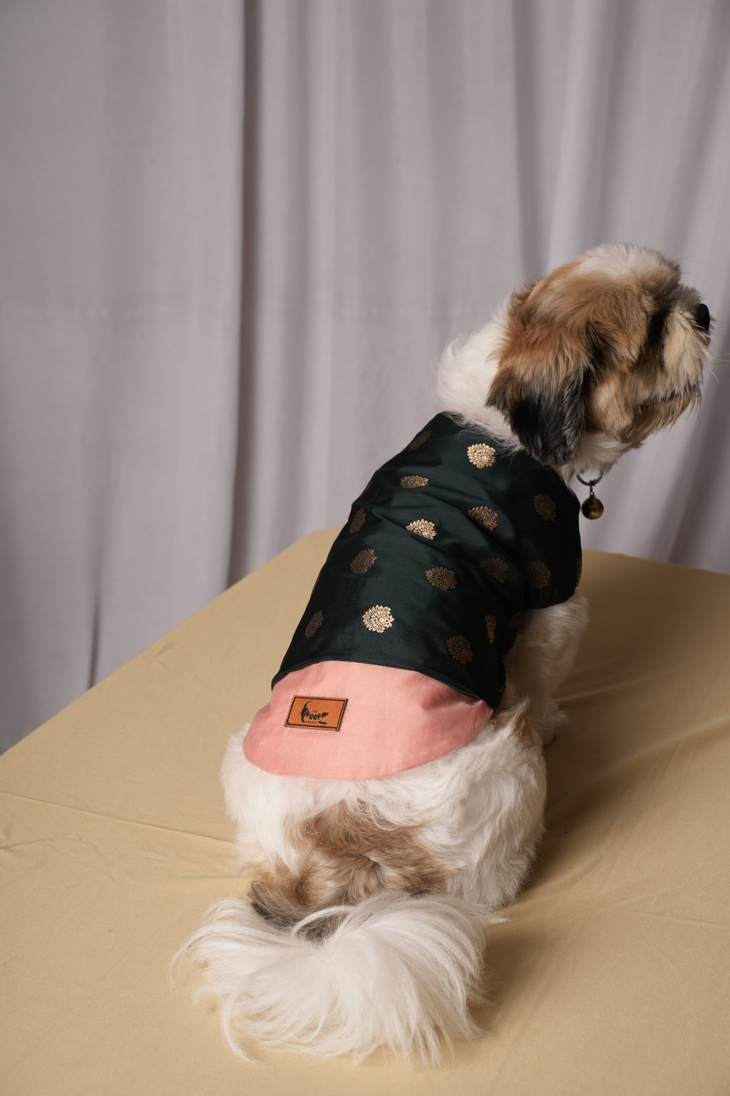 Green Banarasi Kurta for Dogs & Cats