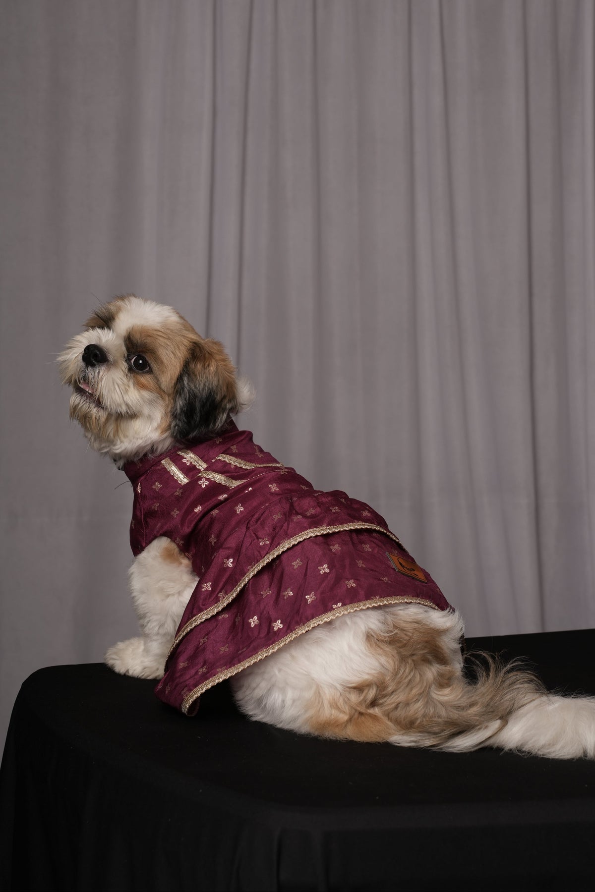 Purple Ethnic Frock for Dogs & Cats