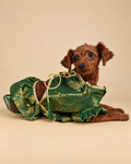 Emerald Brocade Gown
